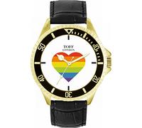 Toff London 42mm Pride Rainbow Heart Batons Watch
