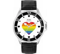 Toff London 42mm Pride Rainbow Heart Batons Watch