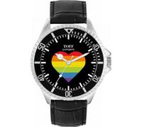 Toff London 42mm Pride Rainbow Heart Batons Watch