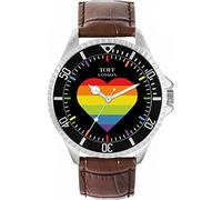 Toff London 42mm Pride Rainbow Heart Batons Watch
