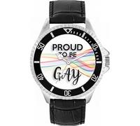 Toff London 42mm Pride Rainbow Ribbon Proud Watch