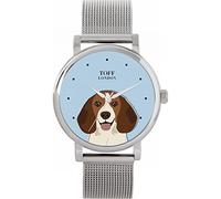 Toff London Beagle Head Dog Watch Ladies 38mm Case 3atm Water Resistant Custom Designed Quartz Movement Luxury Fashionable