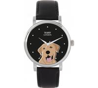 Toff London Beige Labrador Retriever Dog Watch Ladies 38mm Case 3atm Water Resistant Custom Designed Quartz Movement Luxury Fashionable