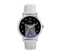 Toff London Blue British Shorthair Cat Head Watch Ladies 38mm Case 3atm Water Resistant Custom Designed Quartz Movement Luxury Fashionable
