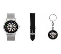 Toff London Blue Dartboard Gift Set with Keyring
