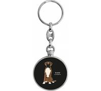 Toff London Brown And White Boxer Dog Keyring