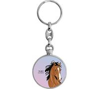 Toff London Brown Arabian Horse Head Keyring