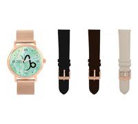 Toff London Capricorn Star Sign Gift Set for Women, Four Strap Options