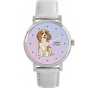 Toff London Cavlier King Charles Dog Watch Ladies 38mm Case 3atm Water Resistant Custom Designed Quartz Movement Luxury Fashionable