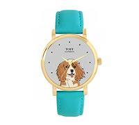 Toff London Cavlier King Charles Head Dog Watch Ladies 38mm Case 3atm Water Resistant Custom Designed Quartz Movement Luxury Fashionable