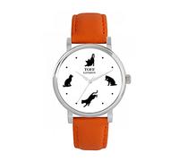 Toff London Curious Cats Watch Ladies 38mm Case 3atm Water Resistant Custom Designed Quartz Movement Luxury Fashionable