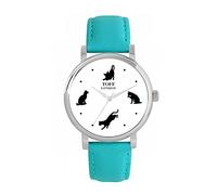 Toff London Curious Cats Watch Ladies 38mm Case 3atm Water Resistant Custom Designed Quartz Movement Luxury Fashionable