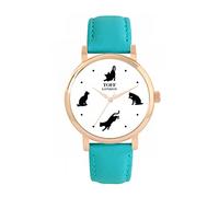 Toff London Curious Cats Watch Ladies 38mm Case 3atm Water Resistant Custom Designed Quartz Movement Luxury Fashionable