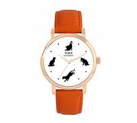 Toff London Curious Cats Watch Ladies 38mm Case 3atm Water Resistant Custom Designed Quartz Movement Luxury Fashionable
