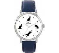 Toff London Curious Cats Watch Ladies 38mm Case 3atm Water Resistant Custom Designed Quartz Movement Luxury Fashionable