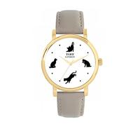 Toff London Curious Cats Watch Ladies 38mm Case 3atm Water Resistant Custom Designed Quartz Movement Luxury Fashionable