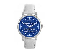 Toff London Football Fans Keep Calm and Support The Blues Ladies Watch 38mm Case 3atm Water Resistant Custom Designed Quartz Movement Luxury Fashionable