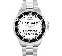 Toff London Football Fans Keep Calm and Support The Whites Mens Watch