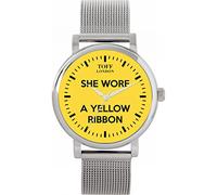 Toff London Football Fans She Wore A Yellow Ribbon Ladies Watch