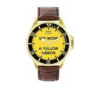 Toff London Football Fans She Wore A Yellow Ribbon Ladies Watch