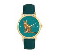 Toff London Ginger Bengal Cat Watch Ladies 38mm Case 3atm Water Resistant Custom Designed Quartz Movement Luxury Fashionable