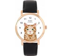 Toff London Ginger Tabby Cat Watch Ladies 38mm Case 3atm Water Resistant Custom Designed Quartz Movement Luxury Fashionable