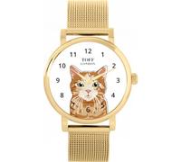 Toff London Ginger Tabby Cat Watch Ladies 38mm Case 3atm Water Resistant Custom Designed Quartz Movement Luxury Fashionable