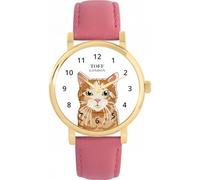 Toff London Ginger Tabby Cat Watch Ladies 38mm Case 3atm Water Resistant Custom Designed Quartz Movement Luxury Fashionable