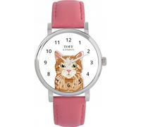 Toff London Ginger Tabby Cat Watch Ladies 38mm Case 3atm Water Resistant Custom Designed Quartz Movement Luxury Fashionable