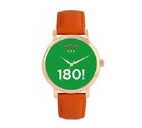 Toff London Green 180 Darts Watch Ladies 38mm Case 3atm Water Resistant Custom Designed Quartz Movement Luxury Fashionable
