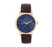 Toff London Grey Orchid Flower Watch Ladies 38mm Case 3atm Water Resistant Custom Designed Quartz Movement Luxury Fashionable