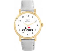 Toff London I Love Cricket Watch Ladies 38mm Case 3atm Water Resistant Custom Designed Quartz Movement Luxury Fashionable