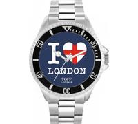Toff London I Love London Navy Mens Wrist Watch 42mm Case Custom Design