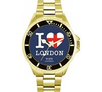 Toff London I Love London Navy Mens Wrist Watch 42mm Case Custom Design