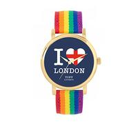 Toff London I Love London Navy Watch 38mm Case 3atm Water Resistant Custom Designed Quartz Movement Luxury Fashionable