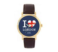 Toff London I Love London Navy Watch 38mm Case 3atm Water Resistant Custom Designed Quartz Movement Luxury Fashionable