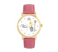 Toff London I Love Planting Flowers Watch Ladies 38mm Case 3atm Water Resistant Custom Designed Quartz Movement Luxury Fashionable