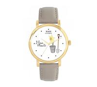 Toff London I Love Planting Flowers Watch Ladies 38mm Case 3atm Water Resistant Custom Designed Quartz Movement Luxury Fashionable