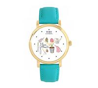Toff London I Love Plants Tulip Watch Ladies 38mm Case 3atm Water Resistant Custom Designed Quartz Movement Luxury Fashionable