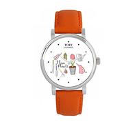 Toff London I Love Plants Tulip Watch Ladies 38mm Case 3atm Water Resistant Custom Designed Quartz Movement Luxury Fashionable