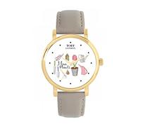 Toff London I Love Plants Tulip Watch Ladies 38mm Case 3atm Water Resistant Custom Designed Quartz Movement Luxury Fashionable