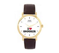Toff London I Love Snooker Watch Ladies 38mm Case 3atm Water Resistant Custom Designed Quartz Movement Luxury Fashionable