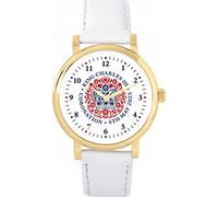 Toff London King's Coronation 2023 Watch for Women, Analogue Display, Japanese Quartz Movement Watch with Interchangeable Strap, Custom Made