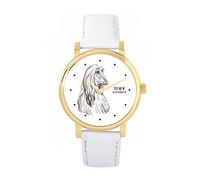 Toff London Ladies Afghan Hound Dog Sketch Watch