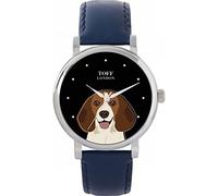 Toff London Ladies Beagle Dog Head Watch