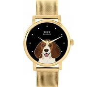 Toff London Ladies Beagle Dog Head Watch
