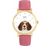 Toff London Ladies Beagle Dog Head Watch