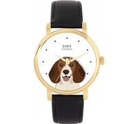 Toff London Ladies Beagle Dog Head Watch