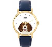 Toff London Ladies Beagle Dog Head Watch