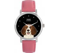 Toff London Ladies Beagle Dog Head Watch